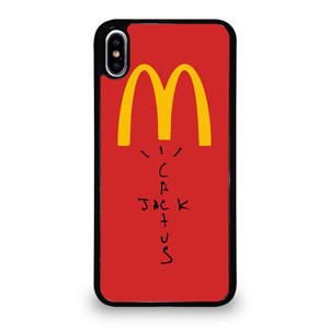 CACTUS JACK TRAVIS SCOTT MCDONALD'S LOGO iPhone XS Max Case Cover