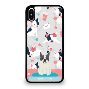 BOSTON TERRIER DOG 1 iPhone XS Max Case Cover