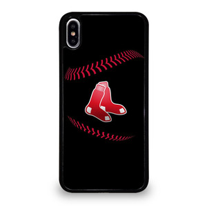 BOSTON RED SOX BLACK LOGO iPhone XS Max Case Cover BOSTON RED SOX BLACK LOGO iPhone XS Max Case Cover