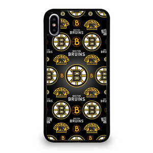 BOSTON BRUINS LOGO COLLAGE iPhone XS Max Case Cover