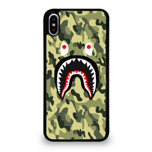 BAPE SHARK CAMO 2 iPhone XS Max Case Cover