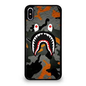 BAPE SHARK CAMO 1 iPhone XS Max Case Cover