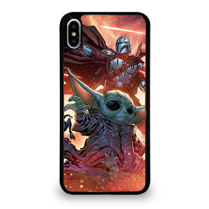 BABY YODA AND THE MANDALORIAN 2 iPhone XS Max Case Cover