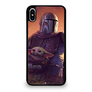 BABY YODA AND THE MANDALORIAN 1 iPhone XS Max Case Cover BABY YODA AND THE MANDALORIAN 1 iPhone XS Max Case Cover
