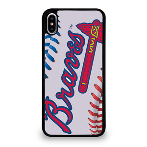 ATLANTA BRAVES BALL LOGO iPhone XS Max Case Cover