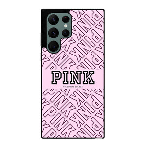 VICTORIA'S SECRET PINK LOGO PATTERN Samsung Galaxy S22 Ultra Case Cover