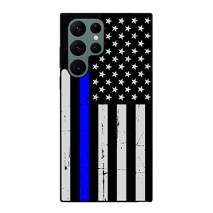 THIN BLUE LINE AMERICAN Samsung Galaxy S22 Ultra Case Cover