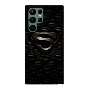 SUPERMAN BLACK LOGO Samsung Galaxy S22 Ultra Case Cover
