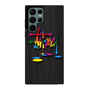 STUSSY PAINT LOGO Samsung Galaxy S22 Ultra Case Cover STUSSY PAINT LOGO Samsung Galaxy S22 Ultra Case Cover