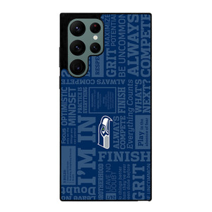 SEATTLE SEAHAWKS MANTRA Samsung Galaxy S22 Ultra Case Cover SEATTLE SEAHAWKS MANTRA Samsung Galaxy S22 Ultra Case Cover
