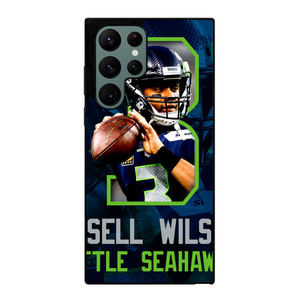 RUSSELL WILSON 3 SEATTLE SEAHAWKS Samsung Galaxy S22 Ultra Case Cover