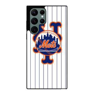 NEW YORK METS STRIPE Samsung Galaxy S22 Ultra Case Cover NEW YORK METS STRIPE Samsung Galaxy S22 Ultra Case Cover
