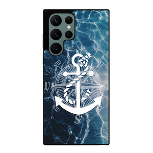 NAUTICAL ANCHOR LOGO Samsung Galaxy S22 Ultra Case Cover NAUTICAL ANCHOR LOGO Samsung Galaxy S22 Ultra Case Cover