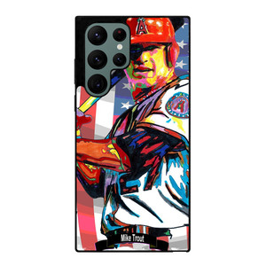 MIKE TROUT LOS ANGELES ANGELS BASEBALL Samsung Galaxy S22 Ultra Case Cover MIKE TROUT LOS ANGELES ANGELS BASEBALL Samsung Galaxy S22 Ultra Case Cover