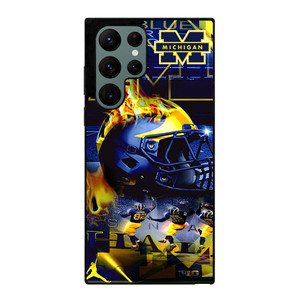 MICHIGAN WOLVERINES FOOTBALL Samsung Galaxy S22 Ultra Case Cover MICHIGAN WOLVERINES FOOTBALL Samsung Galaxy S22 Ultra Case Cover