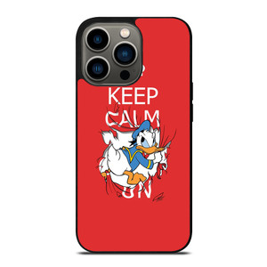 KEEP CALM DONALD DUCK iPhone 13 Pro Case Cover