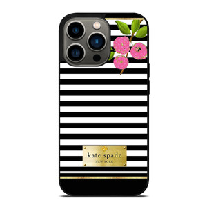 KATE SPADE STRIPE GOLD iPhone 13 Pro Case Cover
