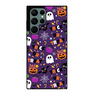 HALLOWEEN WITCH PUMPKIN PATTERN 2 Samsung Galaxy S22 Ultra Case Cover