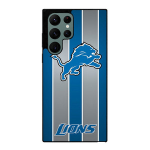 DETROIT LIONS STRIPE Samsung Galaxy S22 Ultra Case Cover