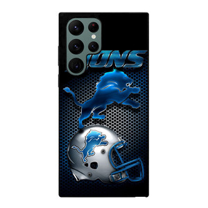 DETROIT LIONS METAL Samsung Galaxy S22 Ultra Case Cover DETROIT LIONS METAL Samsung Galaxy S22 Ultra Case Cover
