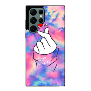 CUTE HEART FINGER MARBLE Samsung Galaxy S22 Ultra Case Cover CUTE HEART FINGER MARBLE Samsung Galaxy S22 Ultra Case Cover