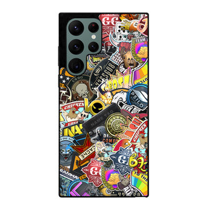 CSGO STICKER BOMB Samsung Galaxy S22 Ultra Case Cover