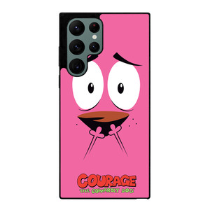 COURAGE THE COWARDLY DOG FACE Samsung Galaxy S22 Ultra Case Cover