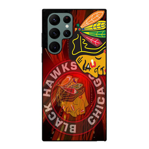CHICAGO BLACKHAWKS Samsung Galaxy S22 Ultra Case Cover CHICAGO BLACKHAWKS Samsung Galaxy S22 Ultra Case Cover