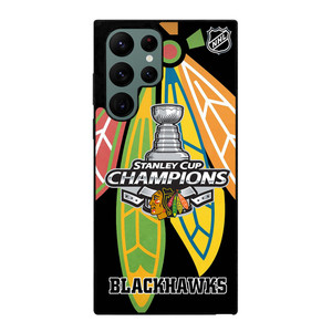 CHICAGO BLACKHAWKS CHAMP Samsung Galaxy S22 Ultra Case Cover CHICAGO BLACKHAWKS CHAMP Samsung Galaxy S22 Ultra Case Cover