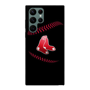 BOSTON RED SOX BLACK LOGO Samsung Galaxy S22 Ultra Case Cover