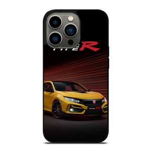 HONDA CIVIC YELLOW CAR iPhone 13 Pro Case Cover HONDA CIVIC YELLOW CAR iPhone 13 Pro Case Cover
