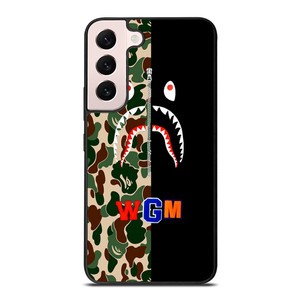 BAPE CAMO SHARK WGM Samsung Galaxy S22 Plus Case Cover BAPE CAMO SHARK WGM Samsung Galaxy S22 Plus Case Cover