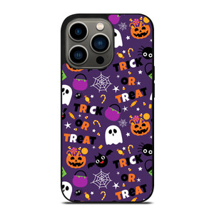 HALLOWEEN WITCH PUMPKIN PATTERN 2 iPhone 13 Pro Case Cover