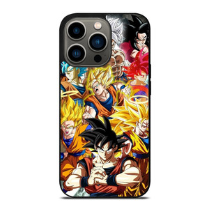 GOKU DRAGON BALL ALL SUPER SAIYAN iPhone 13 Pro Case Cover