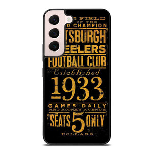 PITTSBURGH STEELERS 1933 FANS Samsung Galaxy S22 Plus Case Cover PITTSBURGH STEELERS 1933 FANS Samsung Galaxy S22 Plus Case Cover