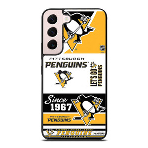 PITTSBURGH PENGUINS LOGO COLLAGE Samsung Galaxy S22 Plus Case Cover PITTSBURGH PENGUINS LOGO COLLAGE Samsung Galaxy S22 Plus Case Cover