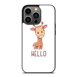 GIRAFFE HELLO iPhone 13 Pro Case Cover GIRAFFE HELLO iPhone 13 Pro Case Cover