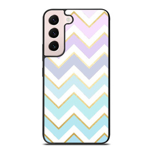 OMBRE PASTEL CHEVRON PATTERN Samsung Galaxy S22 Plus Case Cover