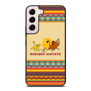 HAKUNA MATATA LION KING AZTEC 3 Samsung Galaxy S22 Plus Case Cover