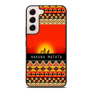 HAKUNA MATATA LION KING AZTEC 1 Samsung Galaxy S22 Plus Case Cover HAKUNA MATATA LION KING AZTEC 1 Samsung Galaxy S22 Plus Case Cover