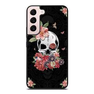 FLORAL SKULL Samsung Galaxy S22 Plus Case Cover