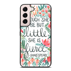 FLORAL SHAKESPEARE QUOTE Samsung Galaxy S22 Plus Case Cover