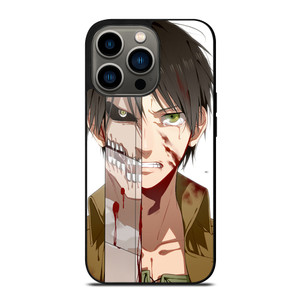 EREN YEAGER FACE ATTACK ON TITAN iPhone 13 Pro Case Cover