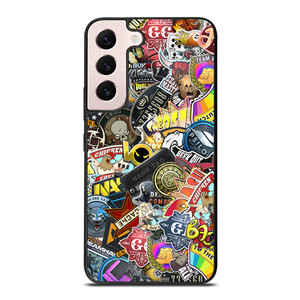 CSGO STICKER BOMB Samsung Galaxy S22 Plus Case Cover