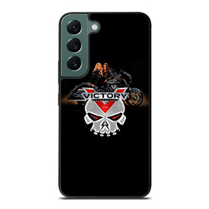 VICTORY MOTORCYCLES SKULL Samsung Galaxy S22 Case Cover