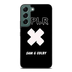 SAM AND COLBY XPLR X LOGO Samsung Galaxy S22 Case Cover SAM AND COLBY XPLR X LOGO Samsung Galaxy S22 Case Cover