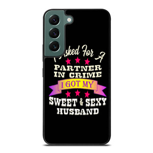 PARTNER IN CRIME HUSBAND Samsung Galaxy S22 Case Cover PARTNER IN CRIME HUSBAND Samsung Galaxy S22 Case Cover