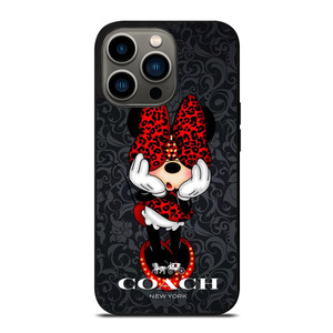 COACH MINNIE MOUSE iPhone 13 Pro Case Cover