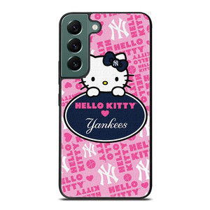 NEW YORK YANKEES HELLO KITTY 2 Samsung Galaxy S22 Case Cover