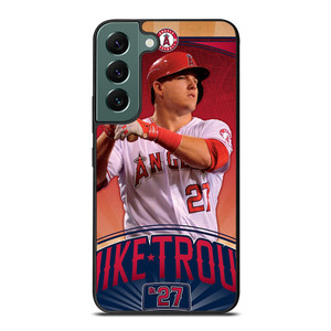 MIKE TROUT LOS ANGELES ANGELS 27 Samsung Galaxy S22 Case Cover MIKE TROUT LOS ANGELES ANGELS 27 Samsung Galaxy S22 Case Cover